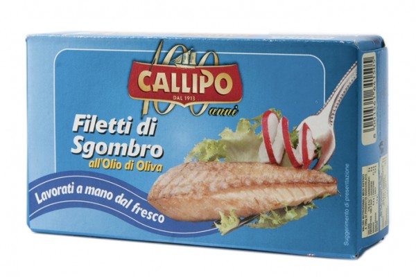 Filetti di Sgombro all'olio di oliva