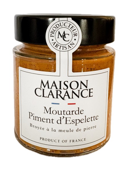 Moutarde Piment d’Espelette d’Eure & loir