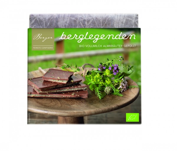 Berglegenden Bio Almkräuter gefüllt