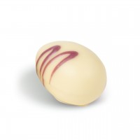 Weiße Schokolade-Ei-Praline Erdbeer-Joghurt