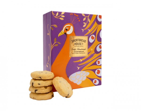Shortbread dark Chocolate - Peacock Edition