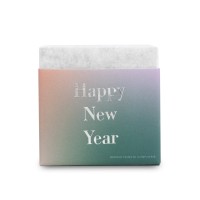 Schokoladentafel Bio Edelbitter Mini „Happy New Year”