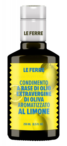 Condimento a base di olio extravergine di oliva aromatizzato al limone