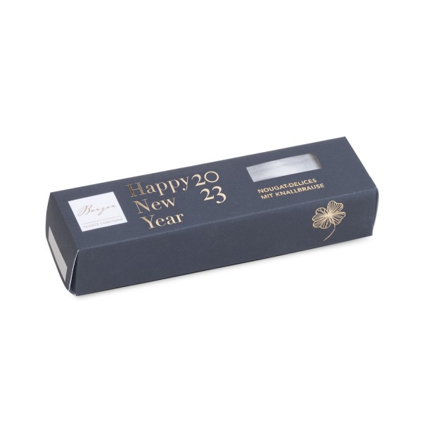 4er-Nougatdelices mit Knallbrause „Happy New Year“