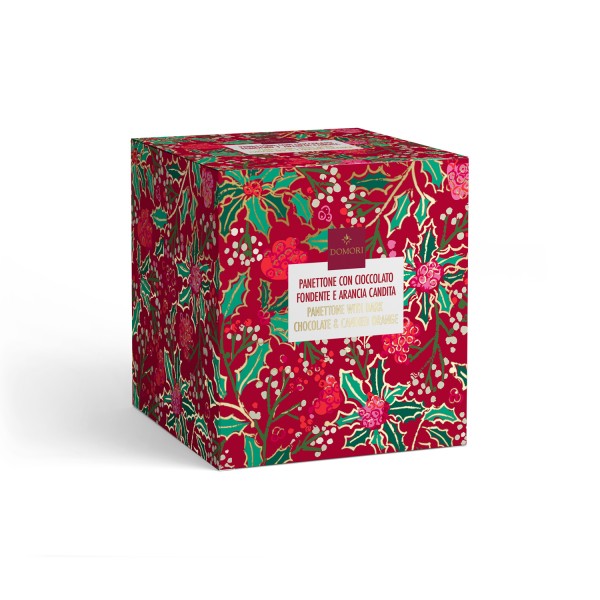 Panettone con Cioccolato Fondente e Arancia Candita