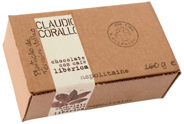 Chocolate com café libérica – Napolitains