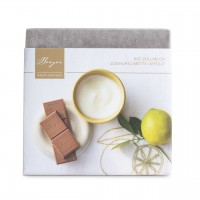 Bio Schokoladentafel Vollmilch Joghurt-Limette gefüllt