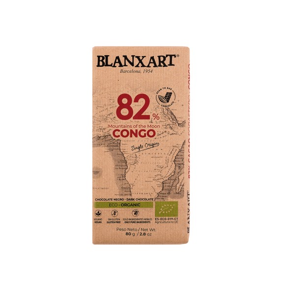 Congo 82 % Montains of the Moon - 80 g