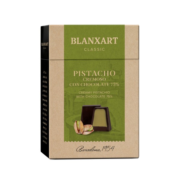 Pistacchio cremoso con chocolate 75 %