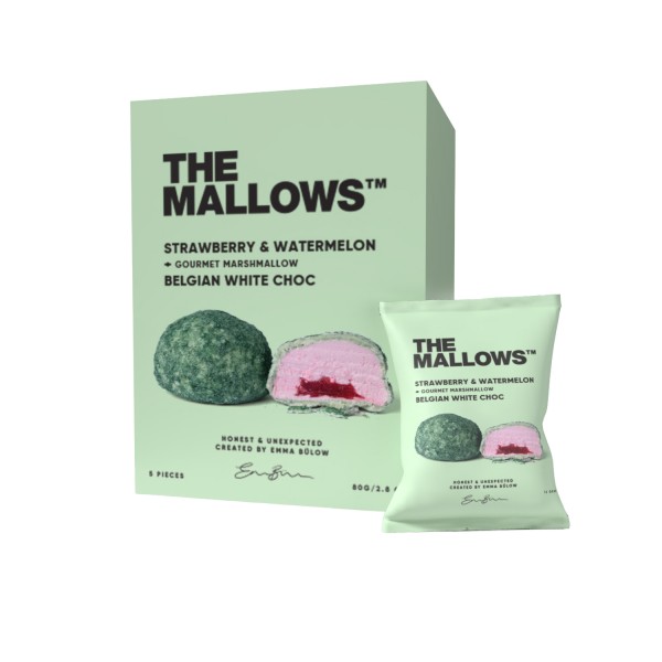 Strawberry & Watermelon Mallows + White Choc