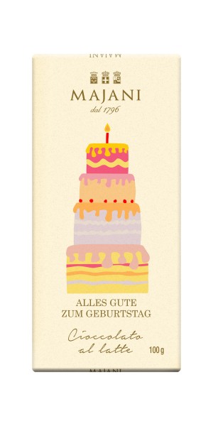 Alles Gute zum Geburtstag - Cioccolato al latte