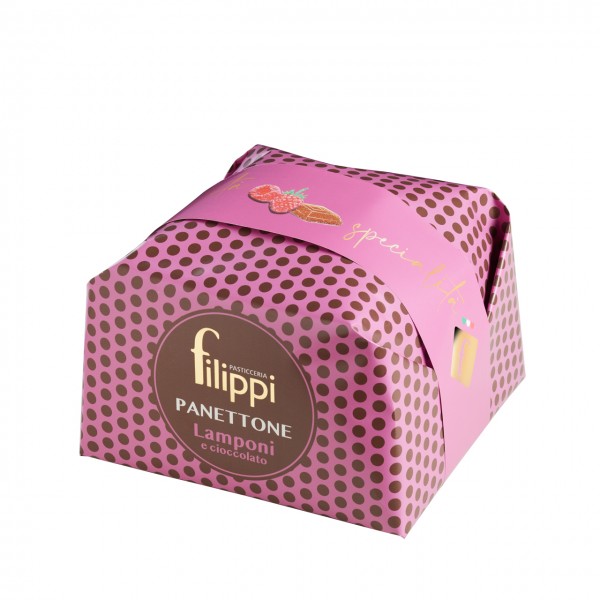 Panettone Lamponi e cioccolato