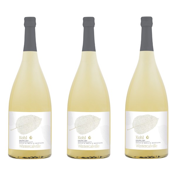 Bergapfelsaft Wintercalville-Degustationskarton