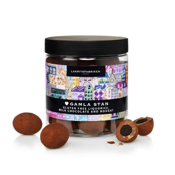 Gamla Stan | Gluten free Liquorice, Milk Chocolate and Nougat