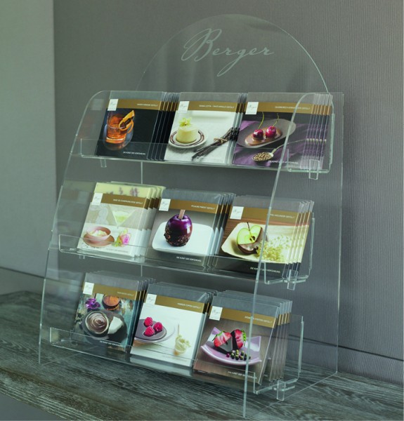 Berger Tafel-Display aus Plexiglas