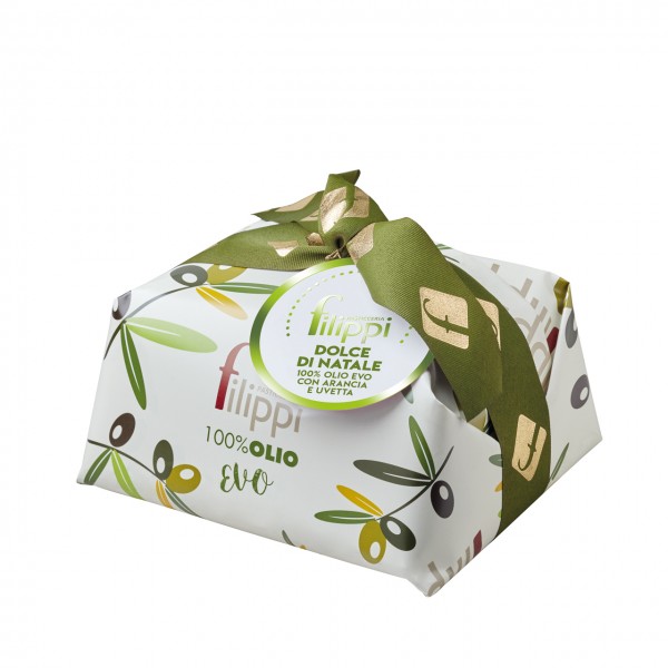Dolce di Natale 100 % Olio Evo con arancia e uvetta