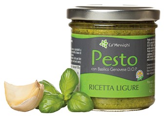 Pesto con Basilico Genovese D.O.P. Ricetta Ligure