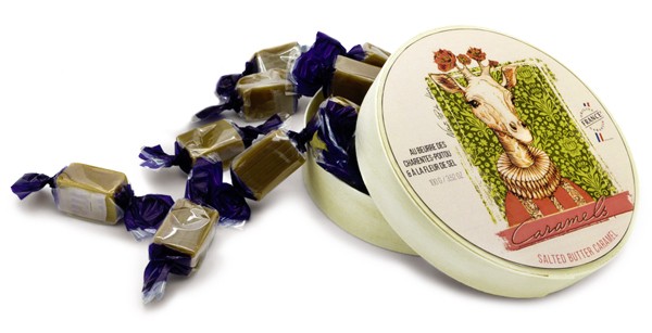Caramels au beurre salé au beurre des Charentes- Poitou & à la fleur de sel