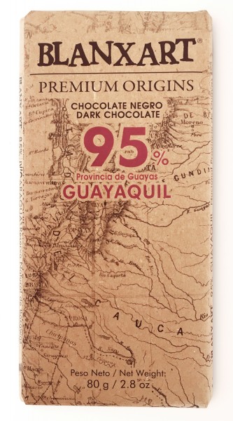 Chocolate negro Guayaquil 95 %