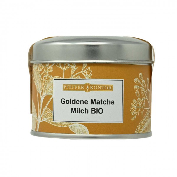 Goldene Ingwer-Matcha-Milch