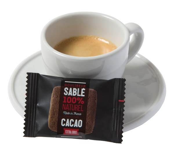 Sablé carré - Cacao extra brut