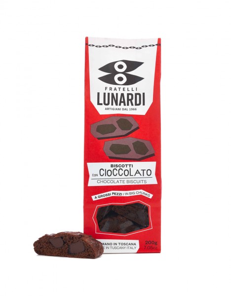 Biscotti con cioccolato a grossi pezzi