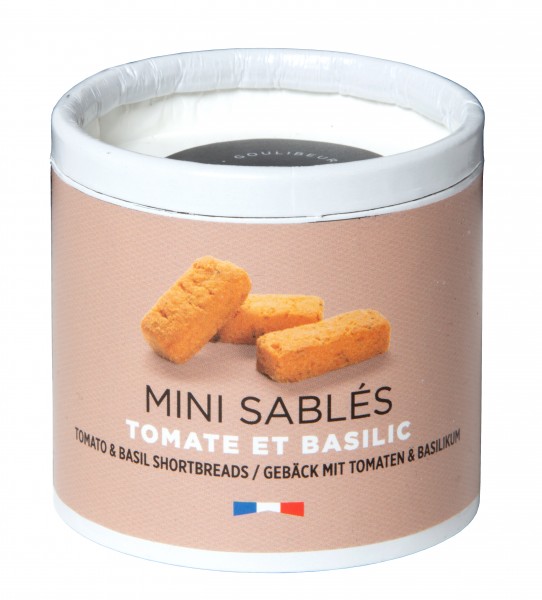 Mini Sablés Tomate et basilic