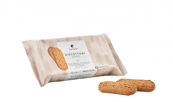 Biscottoni N. 3 Grano integrale e Zucchero grezzo di canna