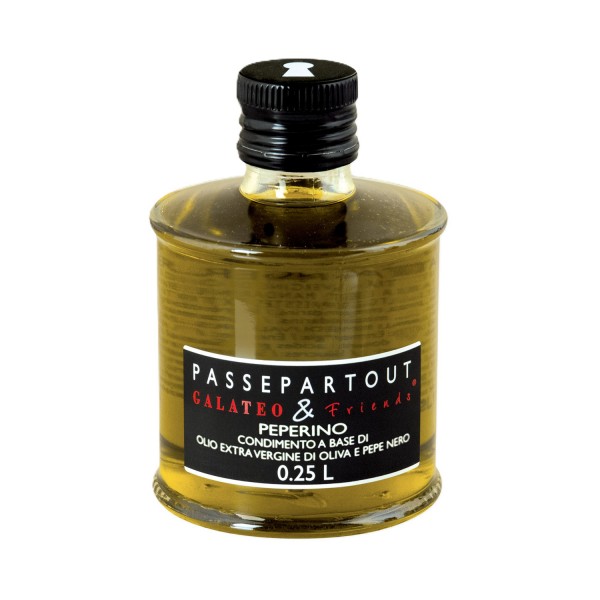 Peperino - Condimento a base di olio extra vergine di oliva e pepe nero