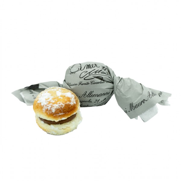 Amaretto gusto classico farcito cioccolato al latte e grappa