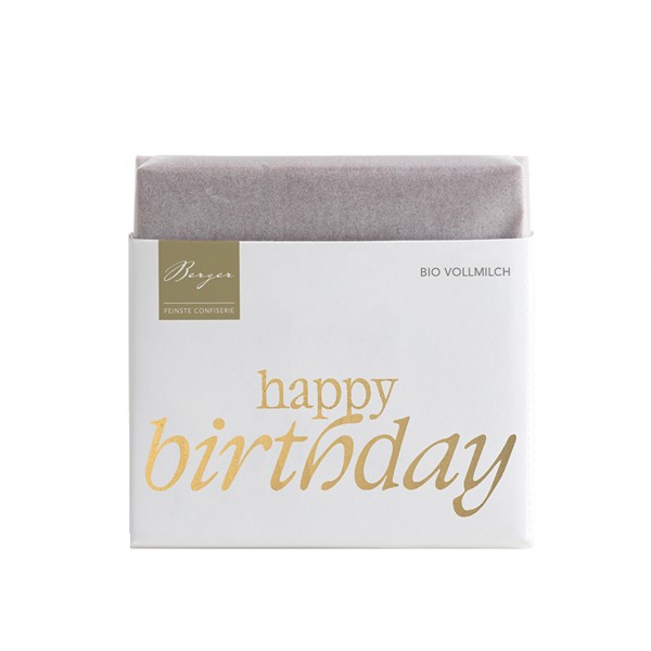 Schokoladentafel „Happy Birthday“ - 40 g
