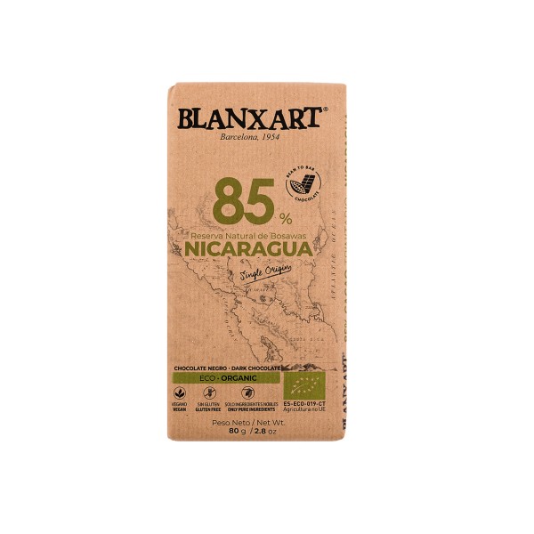 Nicaragua 85 % Reserva Natural de Bosawás - 80 g
