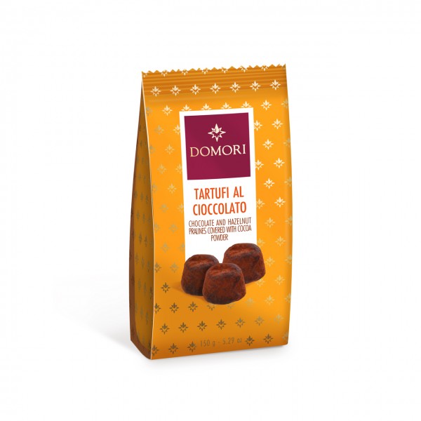 Tartufi al cioccolato nel sacchetto