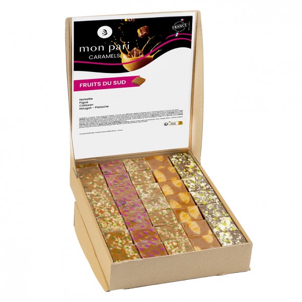 Caramels aux fruits du Sud - Display