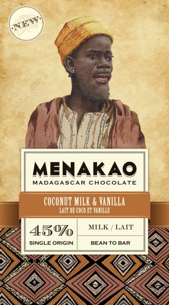 Coconut Milk & Vanilla Milk Chocolate 45 %