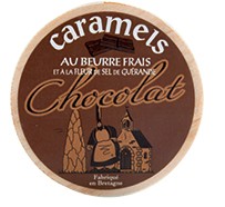 Caramels au beurre frais et à la fleur de sel de Guérande - Chocolat