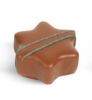 Bio Vollmilch Haselnuss-Caramel Stern