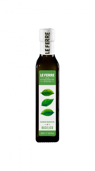 Basilico - Condimento all’Olio Extravergine d’Oliva aromatizzato al basilico - 0,25 l