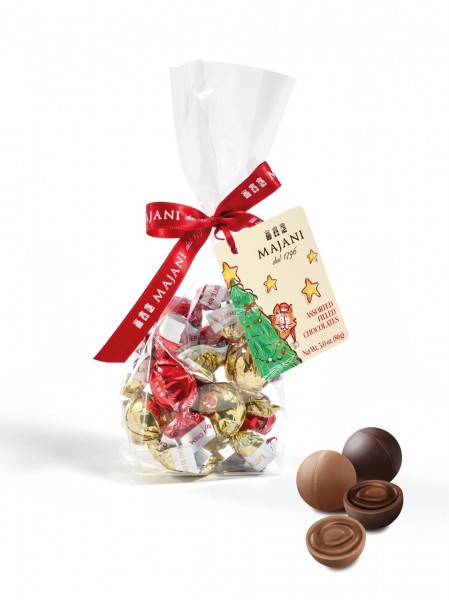 Christmas boules sacchetto regalo