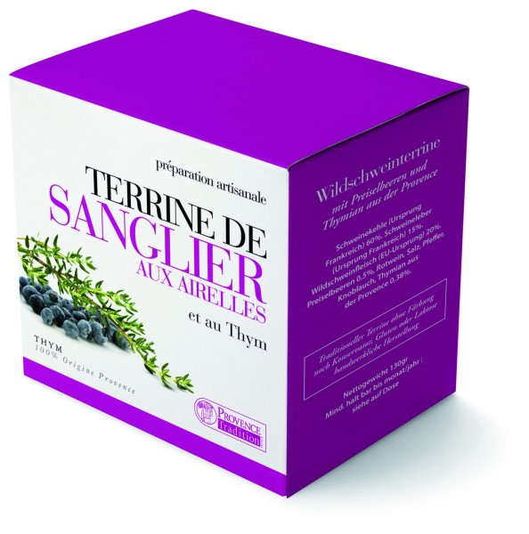 Terrine de Sanglier aux Airelles et au Thym