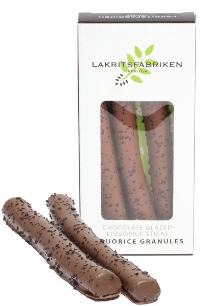 Chocolate Glazed Liquorice Sticks Liquorize Granules