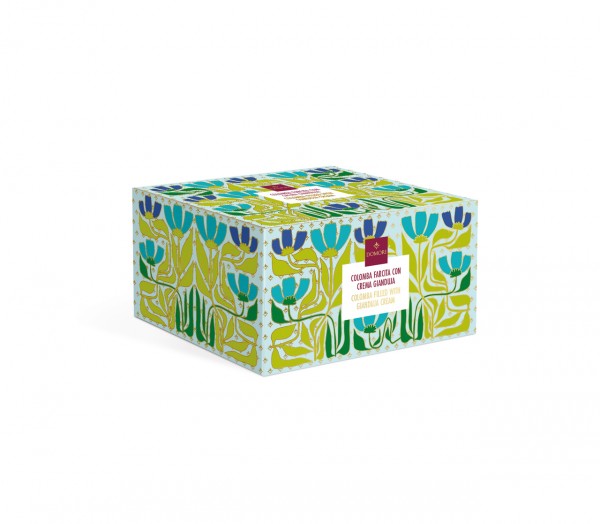 Colomba farcita con crema gianduja