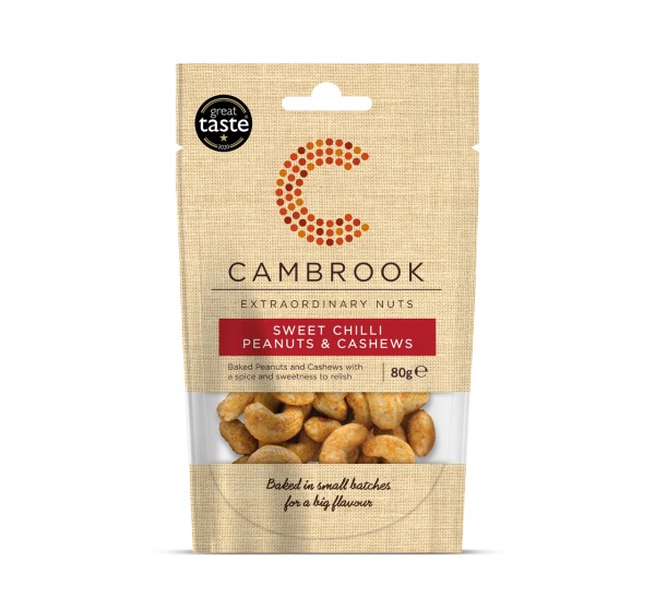 Brilliantly Baked Sweet Chilli Peanuts & Cashews| 80 g