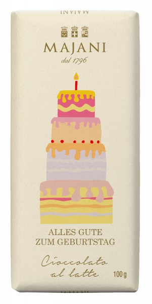 Alles Gute zum Geburtstag - Cioccolato al latte