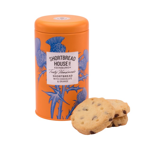 Shortbread with dark Chocolate & Orange