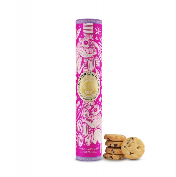Chocolate Chip Shortbread - Tall Tin