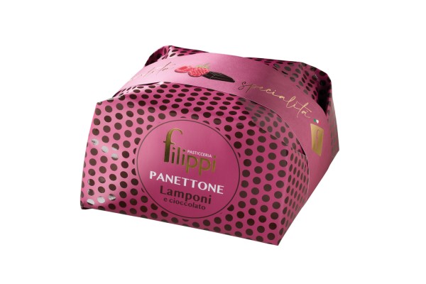 Panettone Lamponi e cioccolato