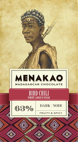 Bird-Chili Dark Chocolate 63%