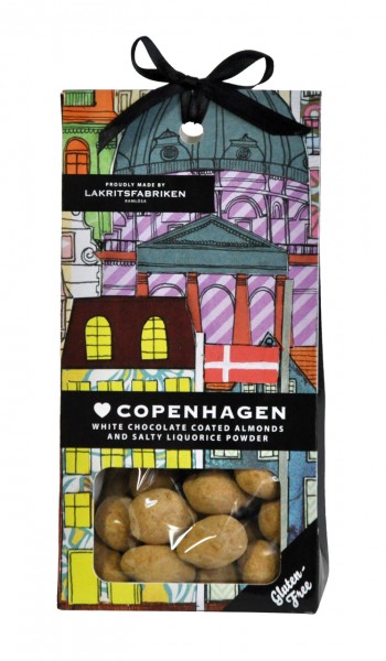 Love Copenhagen | Mandeln mit weißer Schokolade und salzigem Lakritzpulver