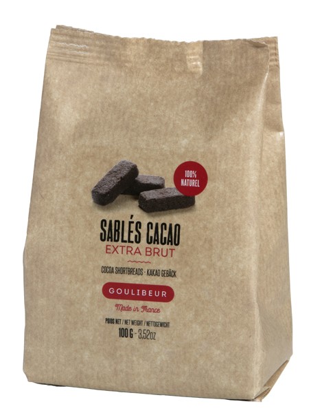 Sablés Cacao extra brût